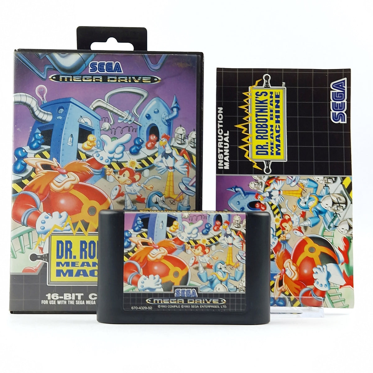 Sega Mega Drive Spiel – Robotniks Mean Bean Machine OVP