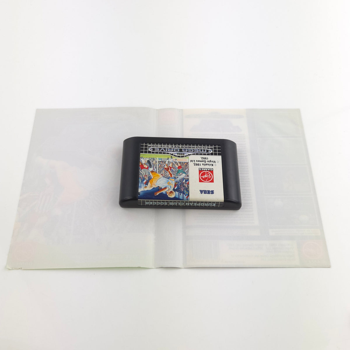 Sega Mega Drive Spiel – European Clubsoccer OVP MD