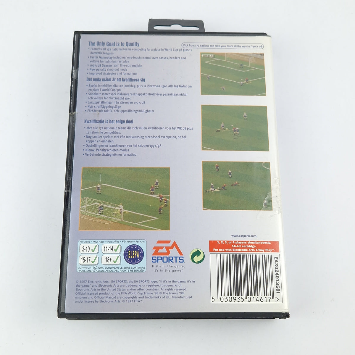 Sega Mega Drive Spiel – FIFA Road to World Cup 98 Neu OVP