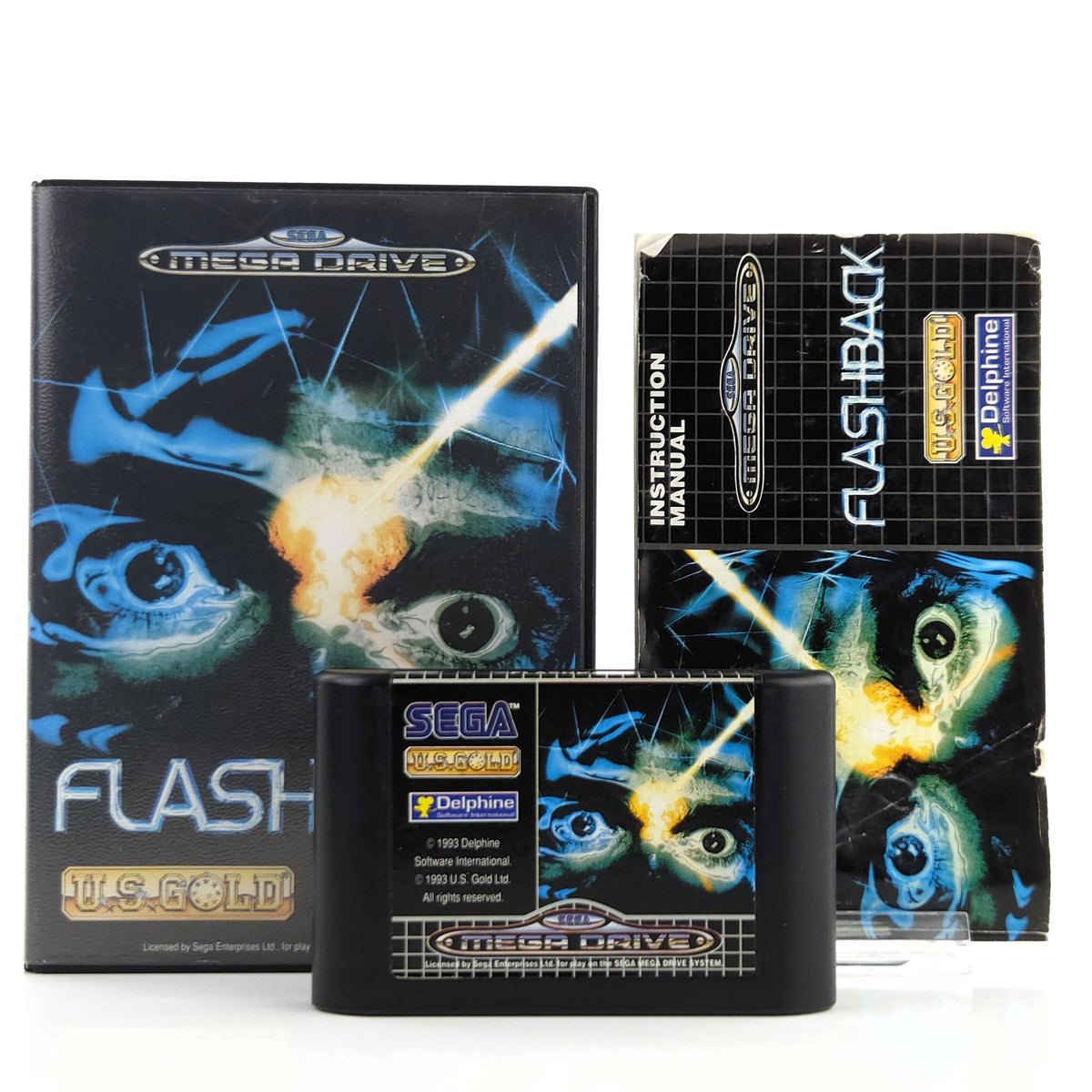 Sega Mega Drive Spiel Flashback OVP PAL EUR