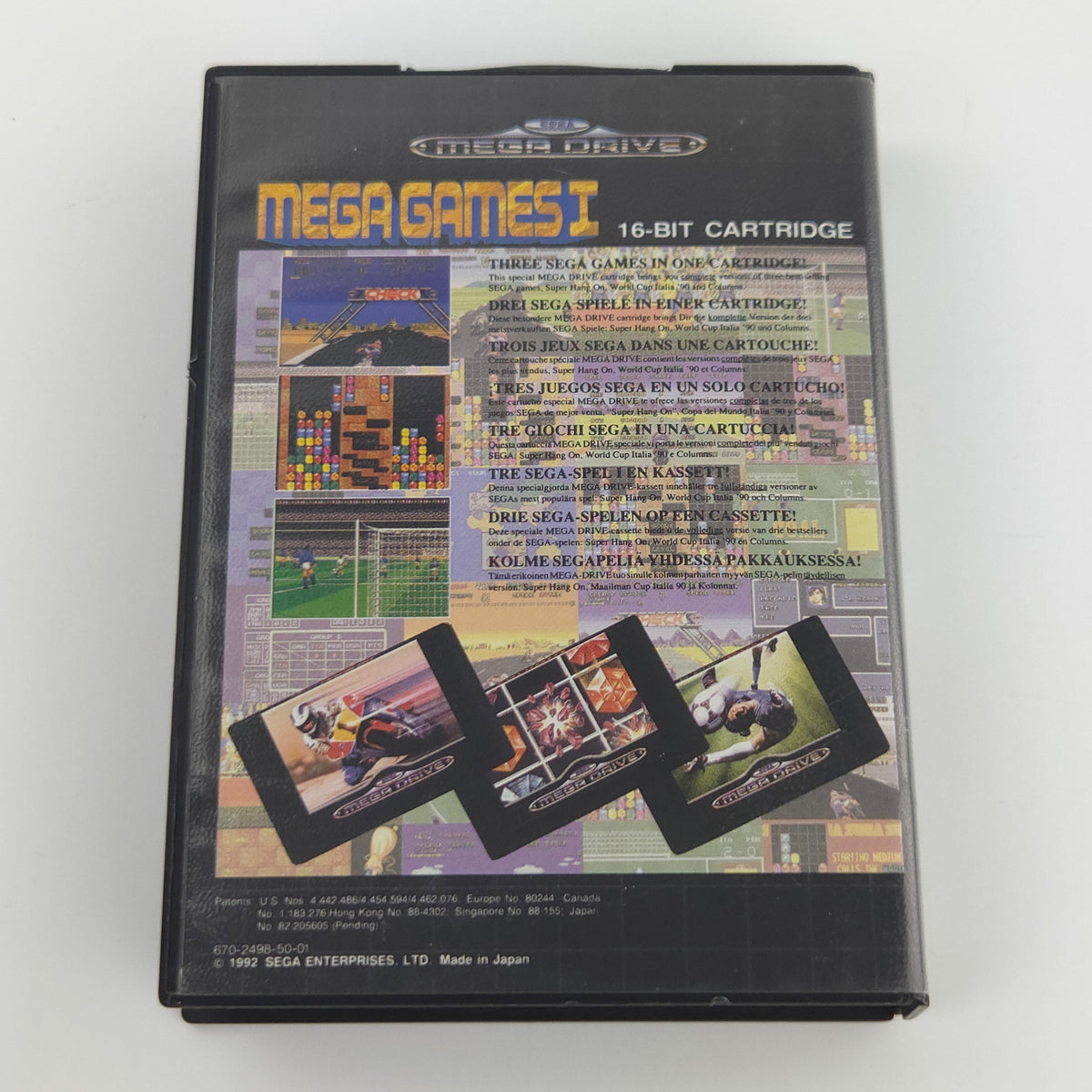 Sega Mega Drive Spiel Mega Games 1 OVP PAL