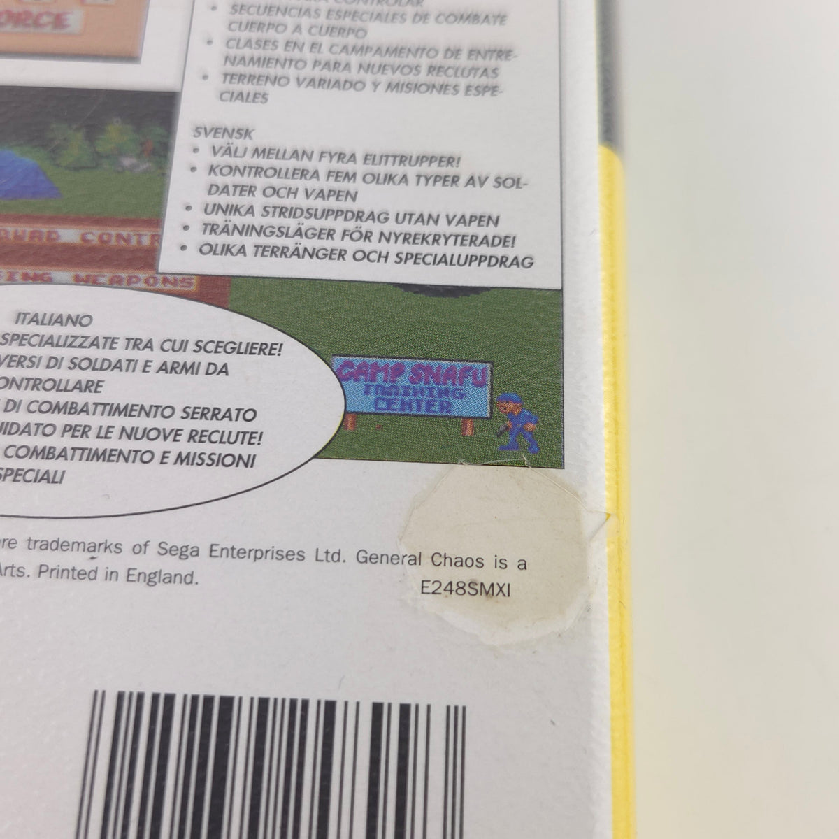 Mega Drive Spiel – General Chaos (MD OVP PAL EUR CIB)