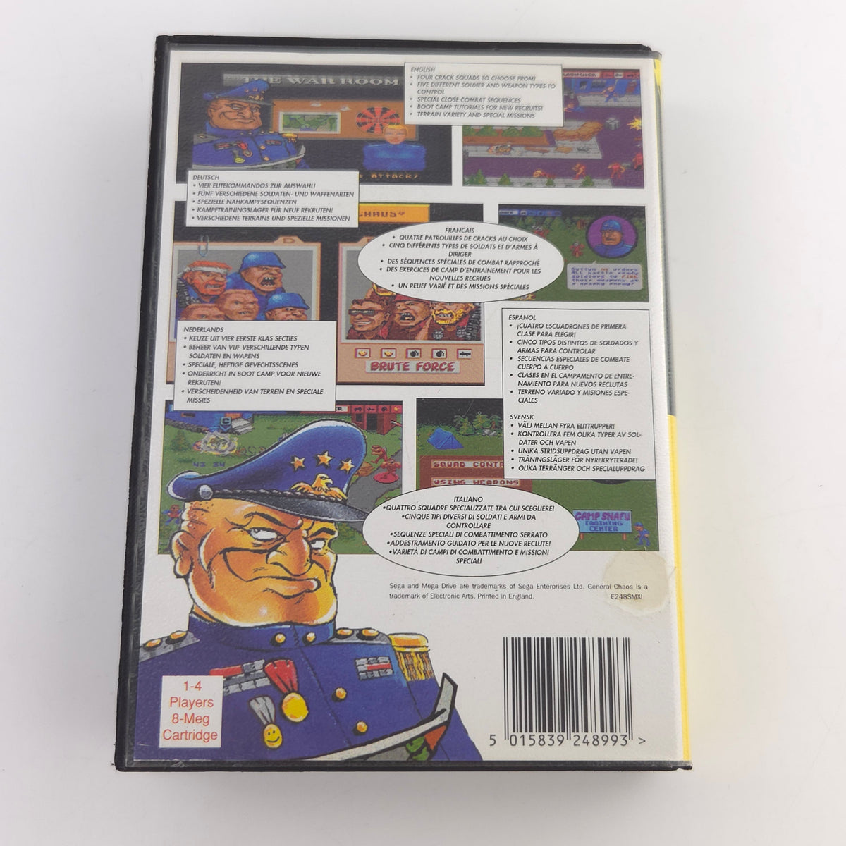 Mega Drive Spiel – General Chaos (MD OVP PAL EUR CIB)