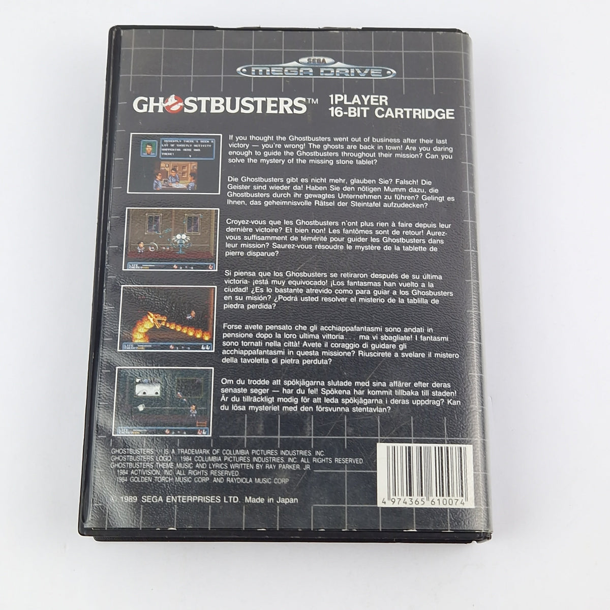 Sega Mega Drive Spiel – Ghostbusters (OVP PAL CIB)