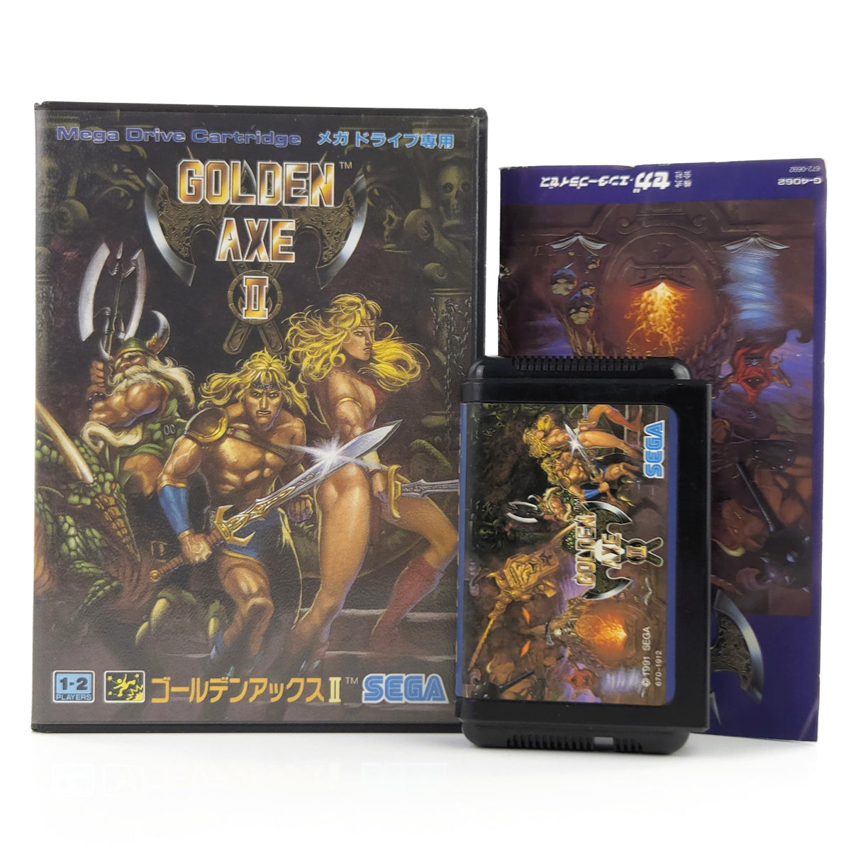 Mega Drive Spiel Golden Axe II NTSC-J Japan OVP MD