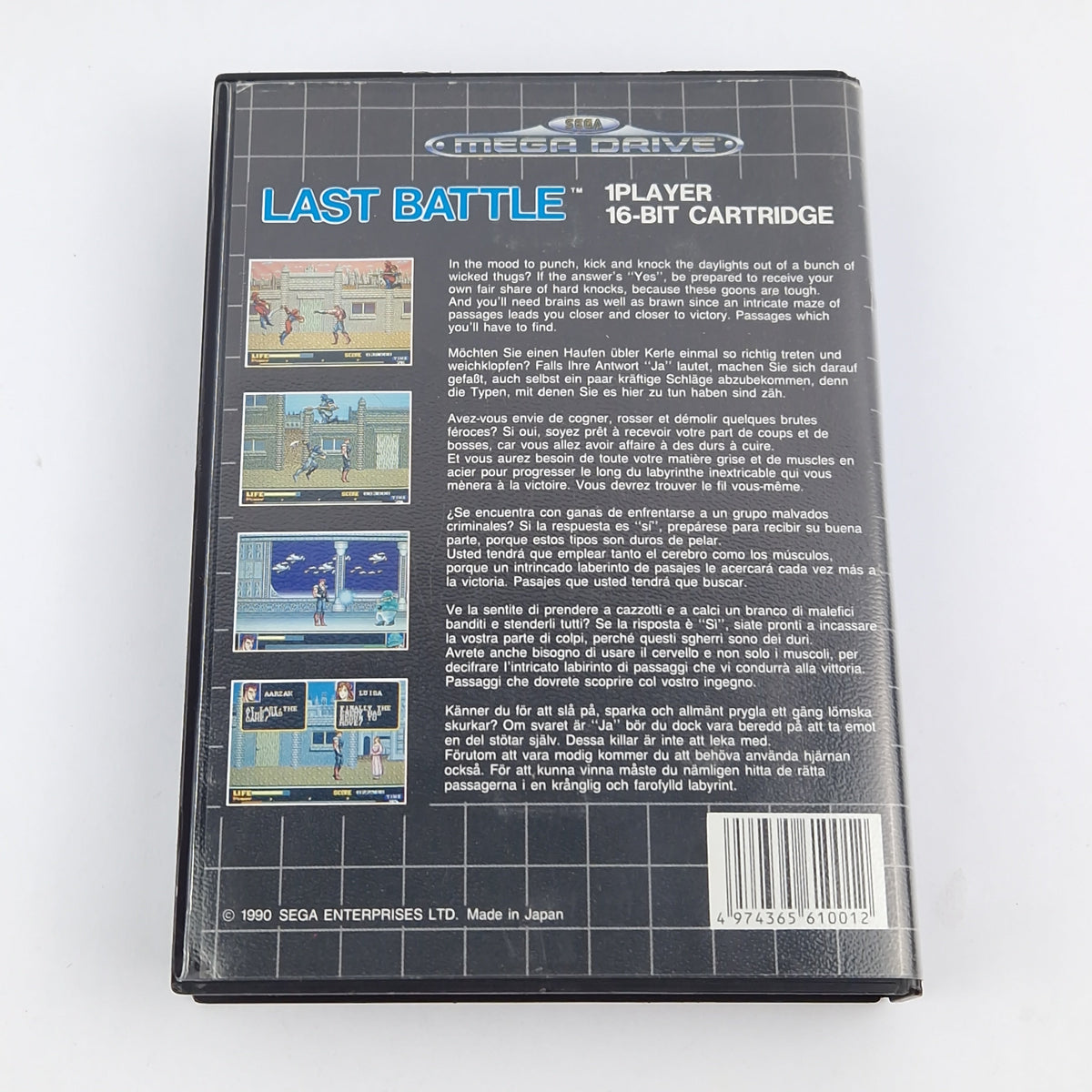 Sega Mega Drive Spiel – Last Battle CIB PAL OVP