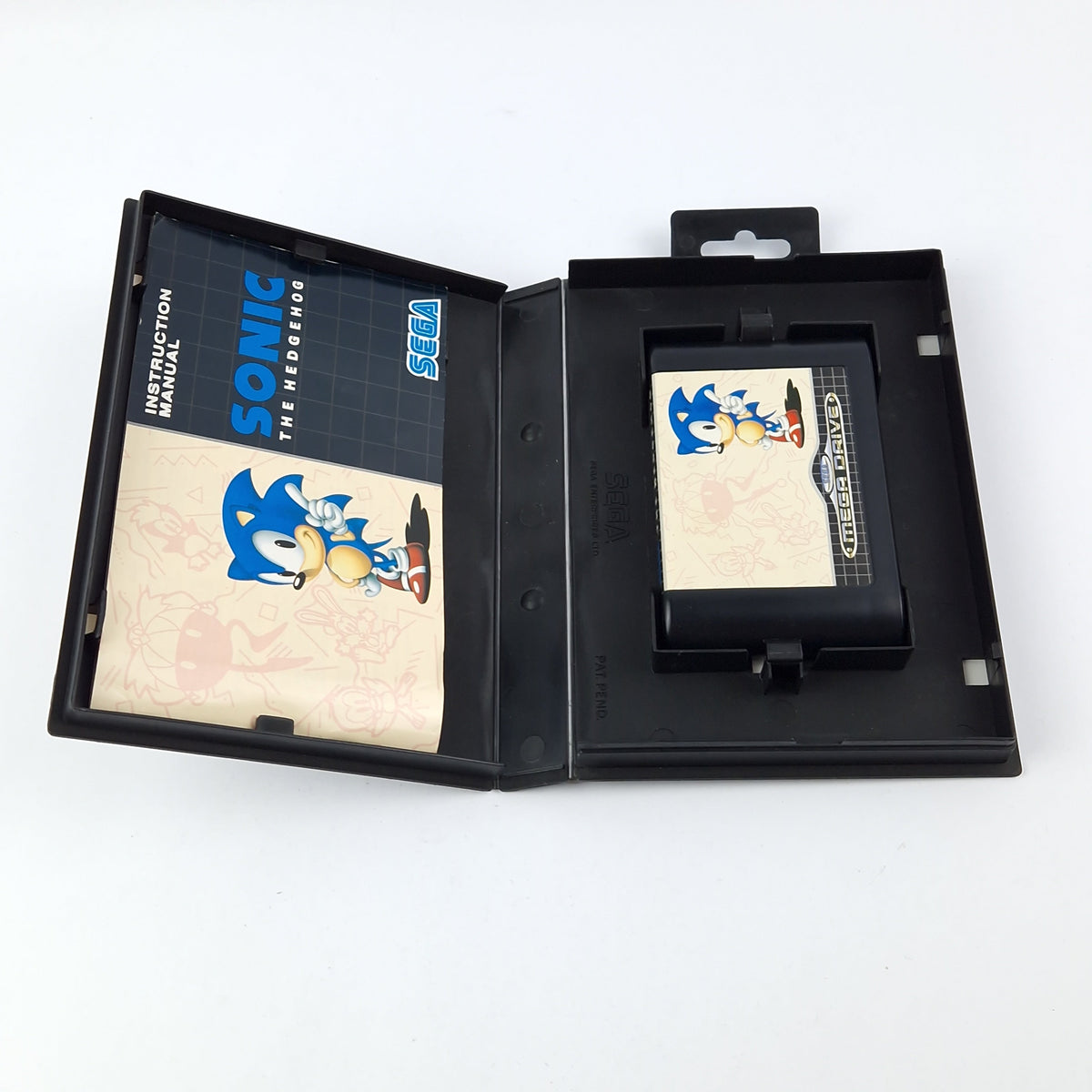 Sega Mega Drive Spiel – Sonic The Hedgehog (OVP Anleitung)