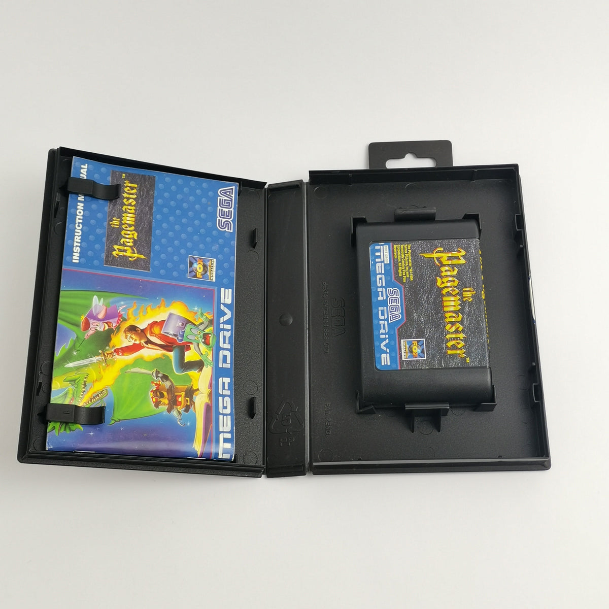 Sega Mega Drive Spiel – The Pagemaster OVP Anleitung PAL