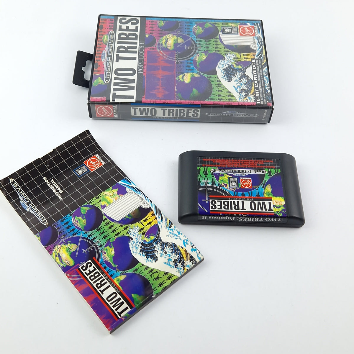Sega Mega Drive Spiel – Two Tribes Populous II OVP PAL