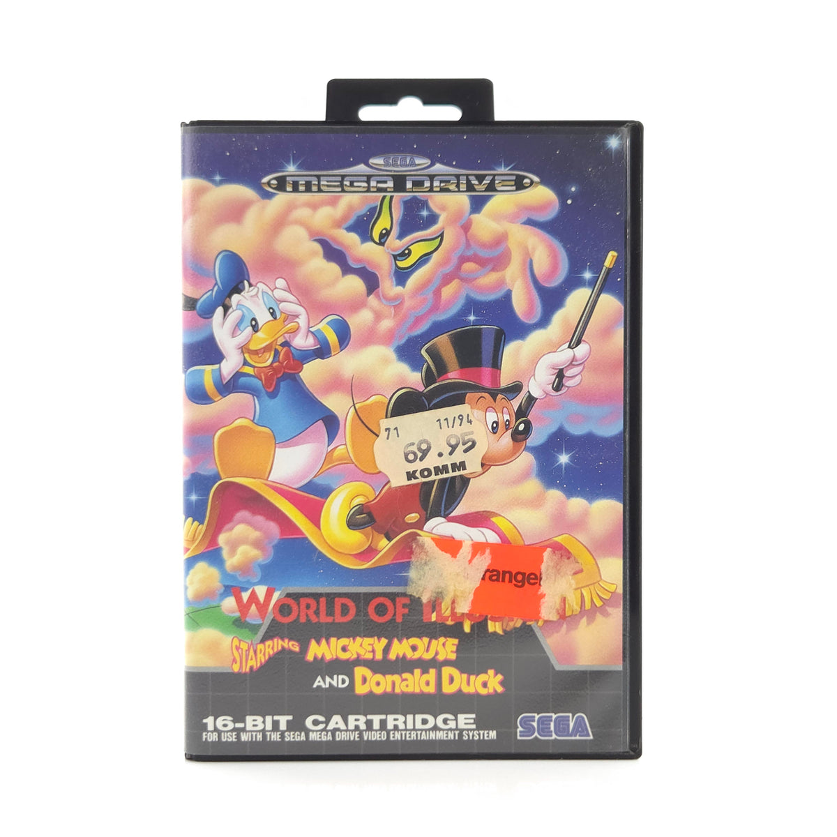 Sega Mega Drive Spiel World of Illusion OVP