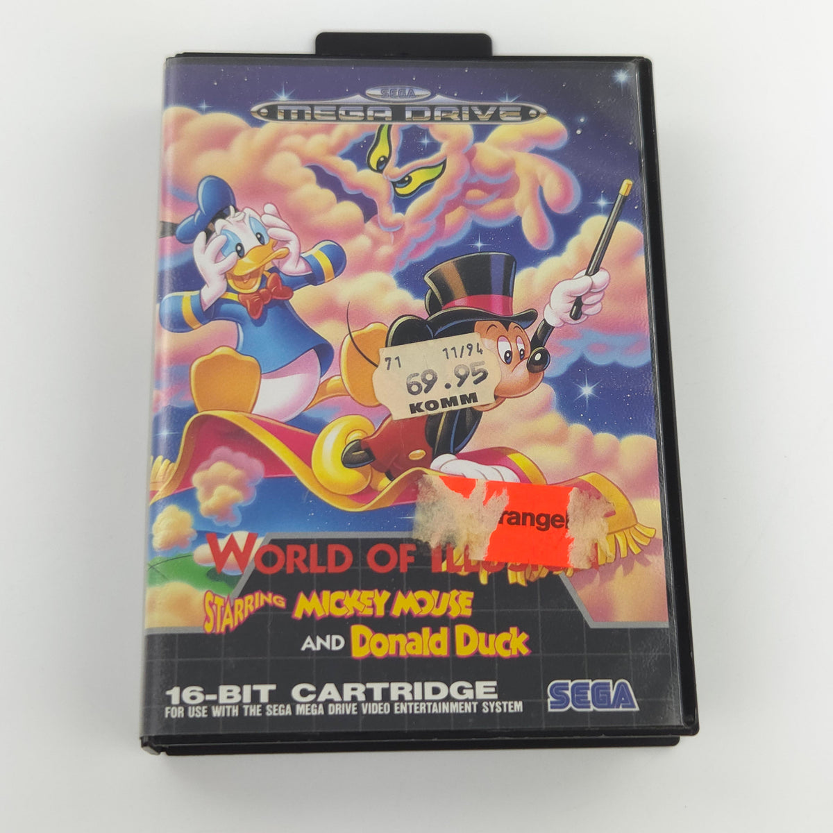 Sega Mega Drive Spiel World of Illusion OVP