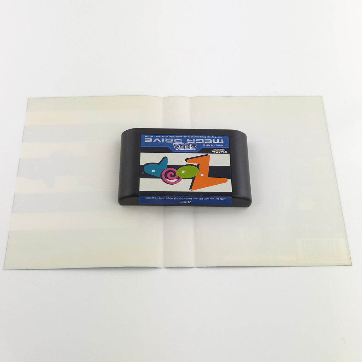 Sega Mega Drive Spiel – Zoop mit OVP Anleitung PAL MD