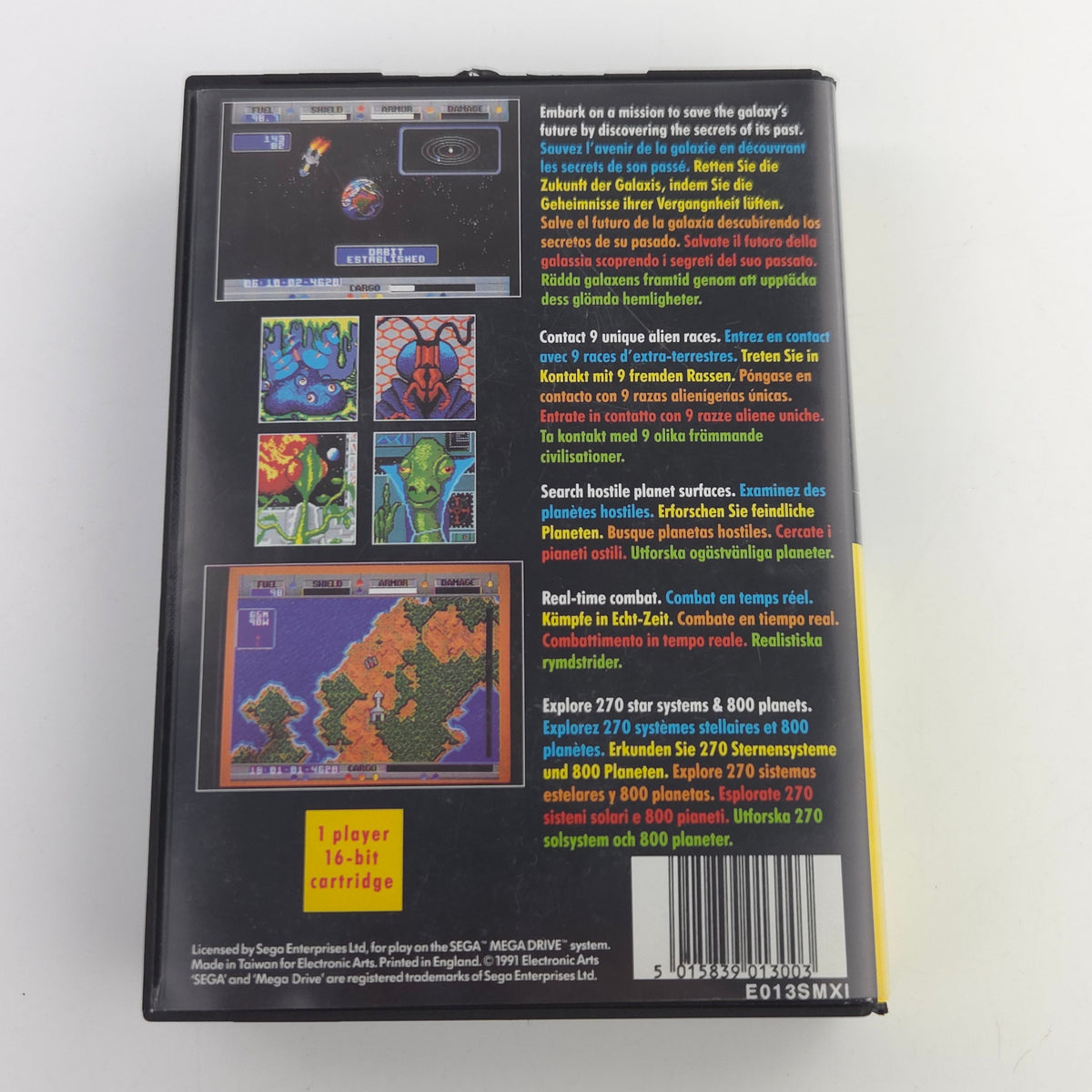 Sega Mega Drive Spiel Starflight MD Komplett PAL EUR