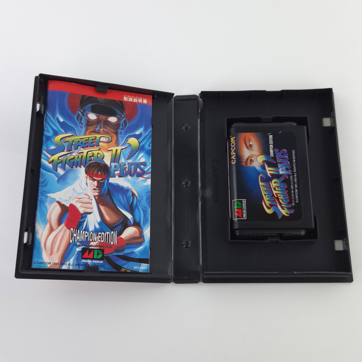 Sega Mega Drive Spiel Street Fighter II Plus OVP NTSC-J
