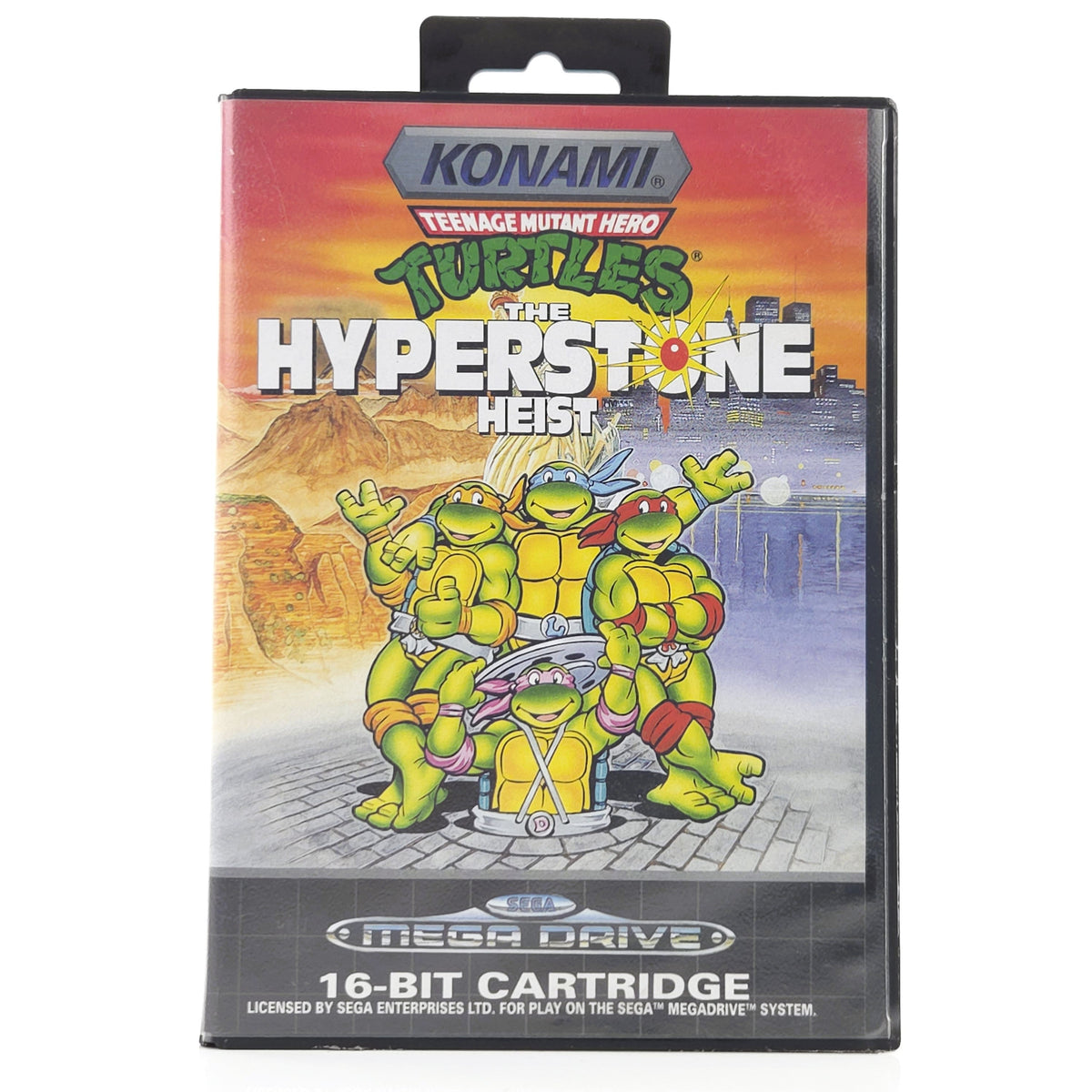 Sega Mega Drive Spiel Turtles Hyperstone Heist MD OVP PAL