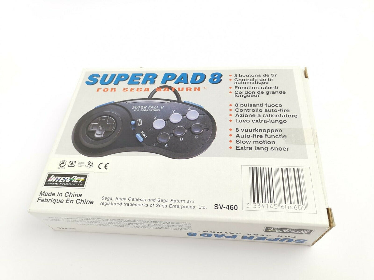 Sega Saturn Controller Super Pad 8 OVP