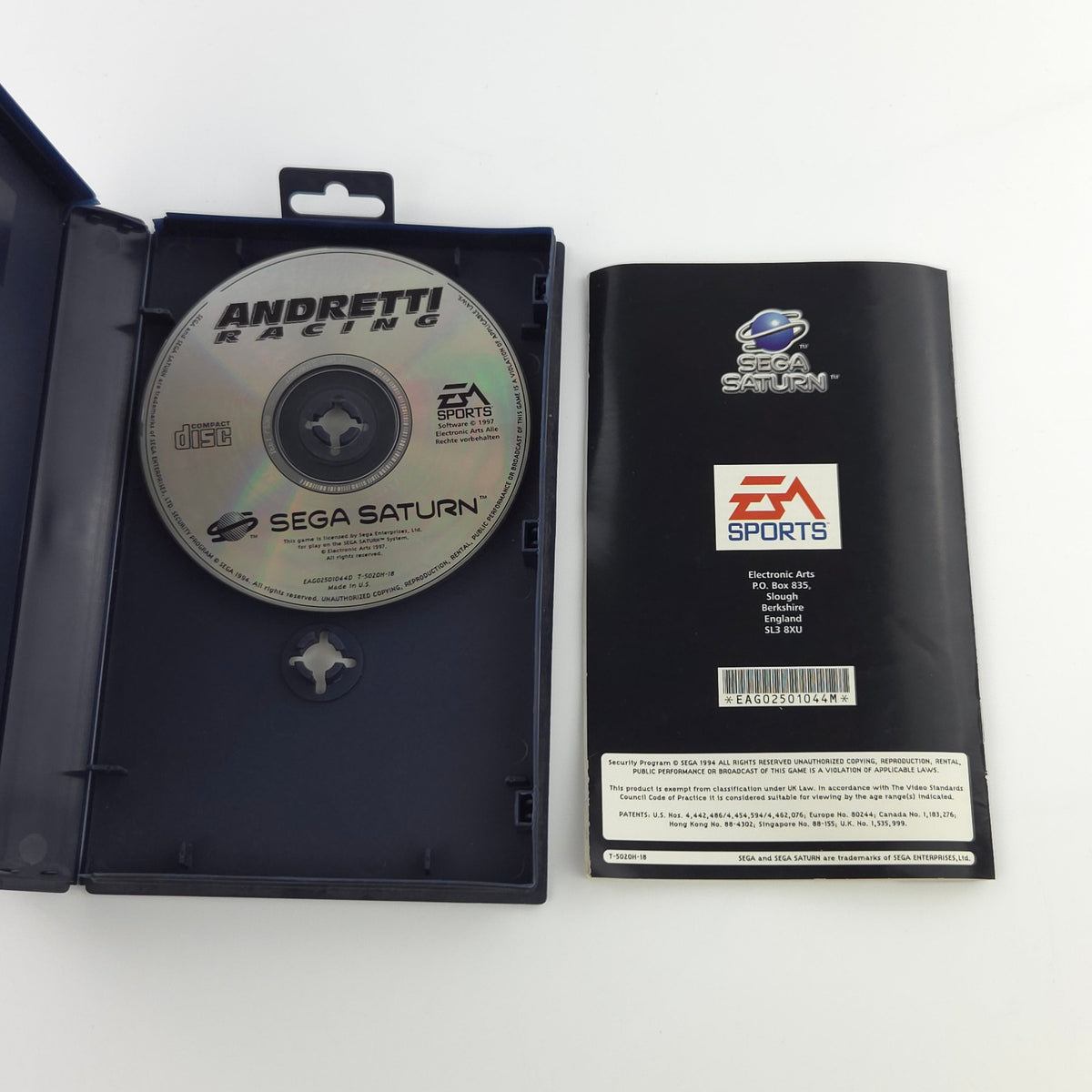 Sega Saturn Spiel – Andretti Racing OVP PAL