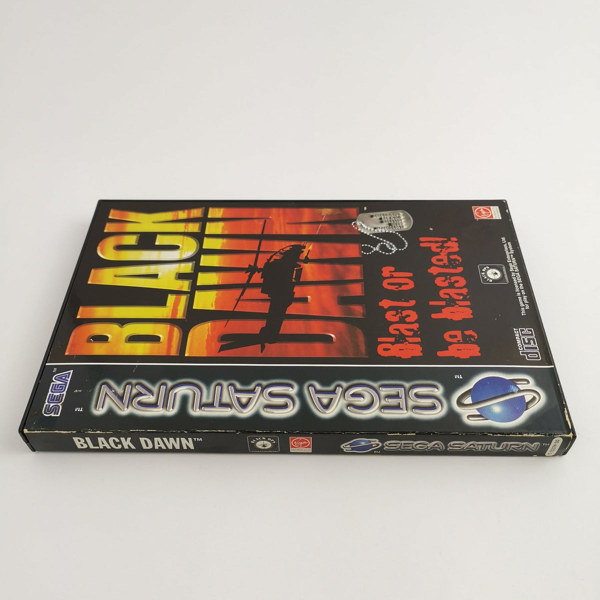 Sega Saturn Spiel – Black Dawn Blast OVP PAL