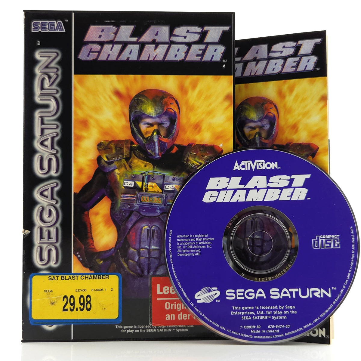 Sega Saturn Spiel – Blast Chamber OVP PAL