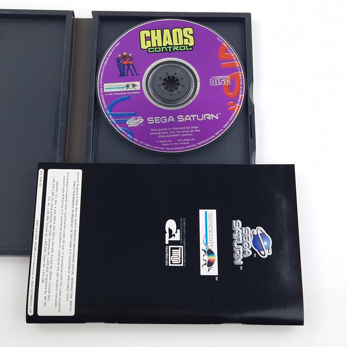 Sega Saturn Spiel – Chaos Control (OVP PAL)