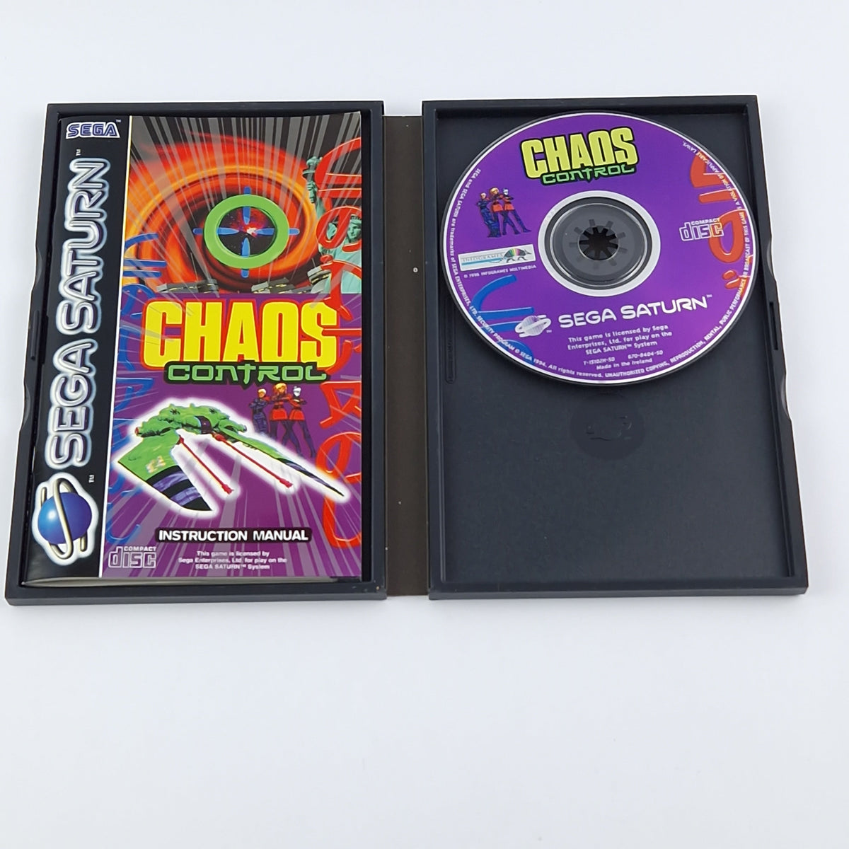 Sega Saturn Spiel – Chaos Control OVP PAL