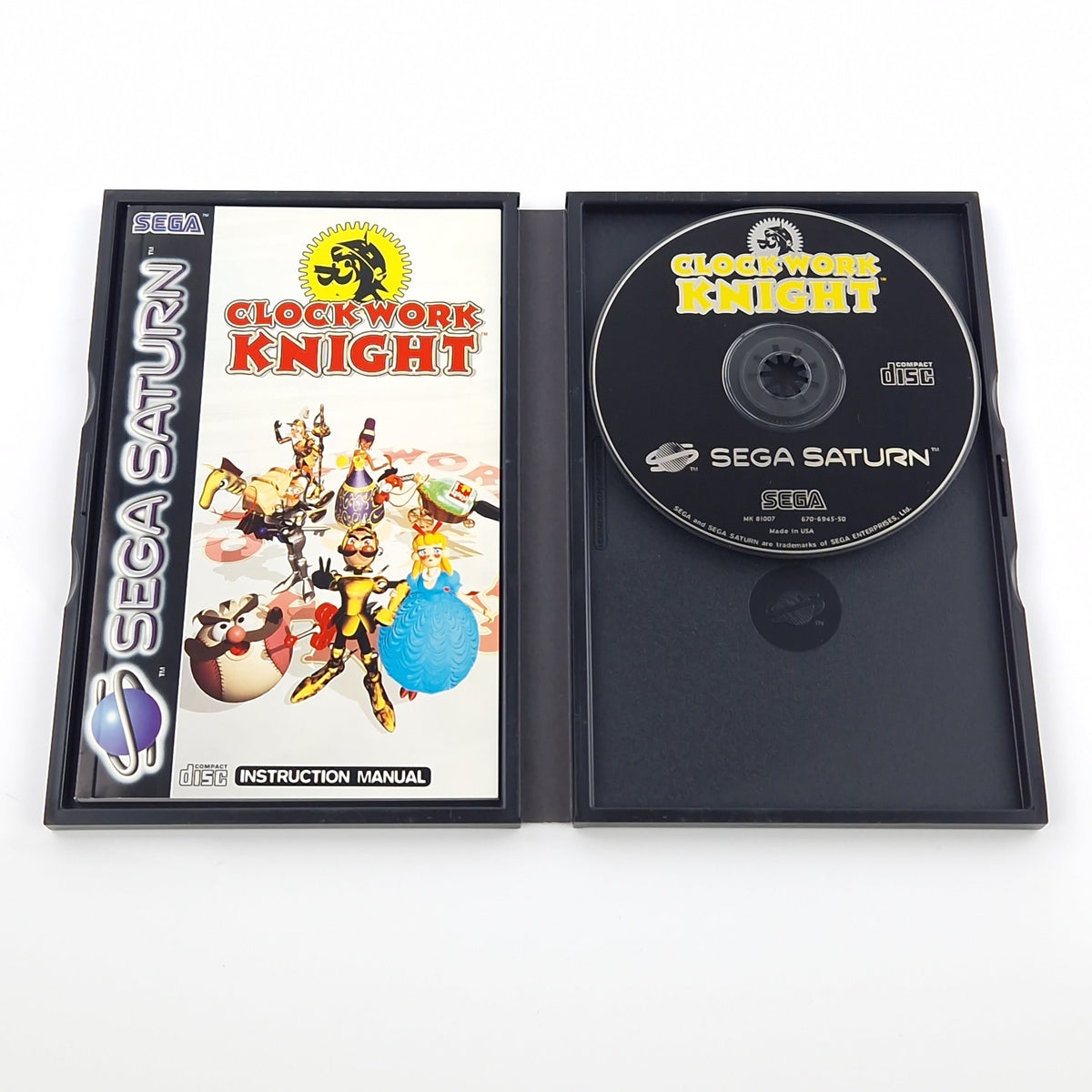 Sega Saturn Spiel – Clockwork Knight (OVP PAL)