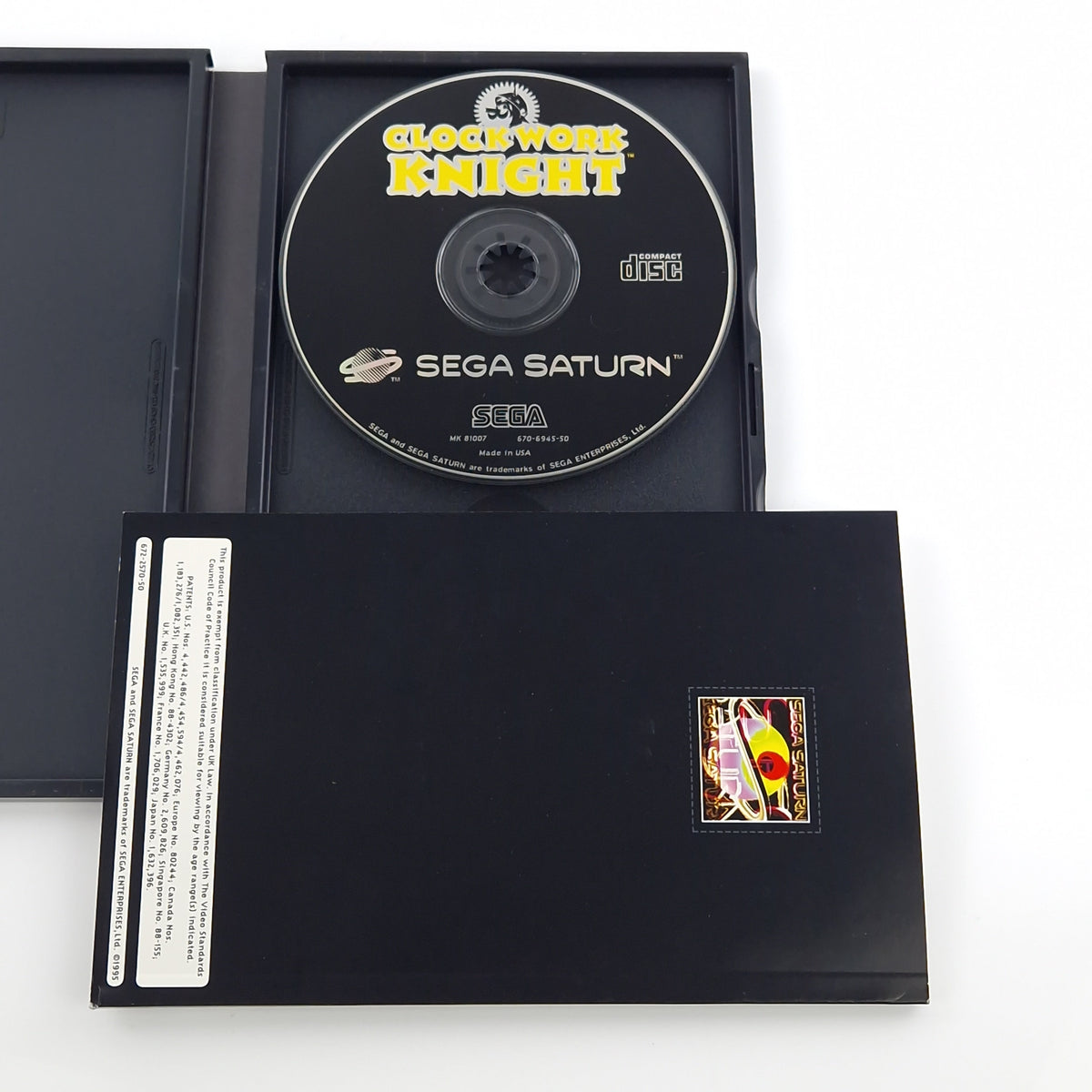 Sega Saturn Spiel – Clockwork Knight (OVP PAL)