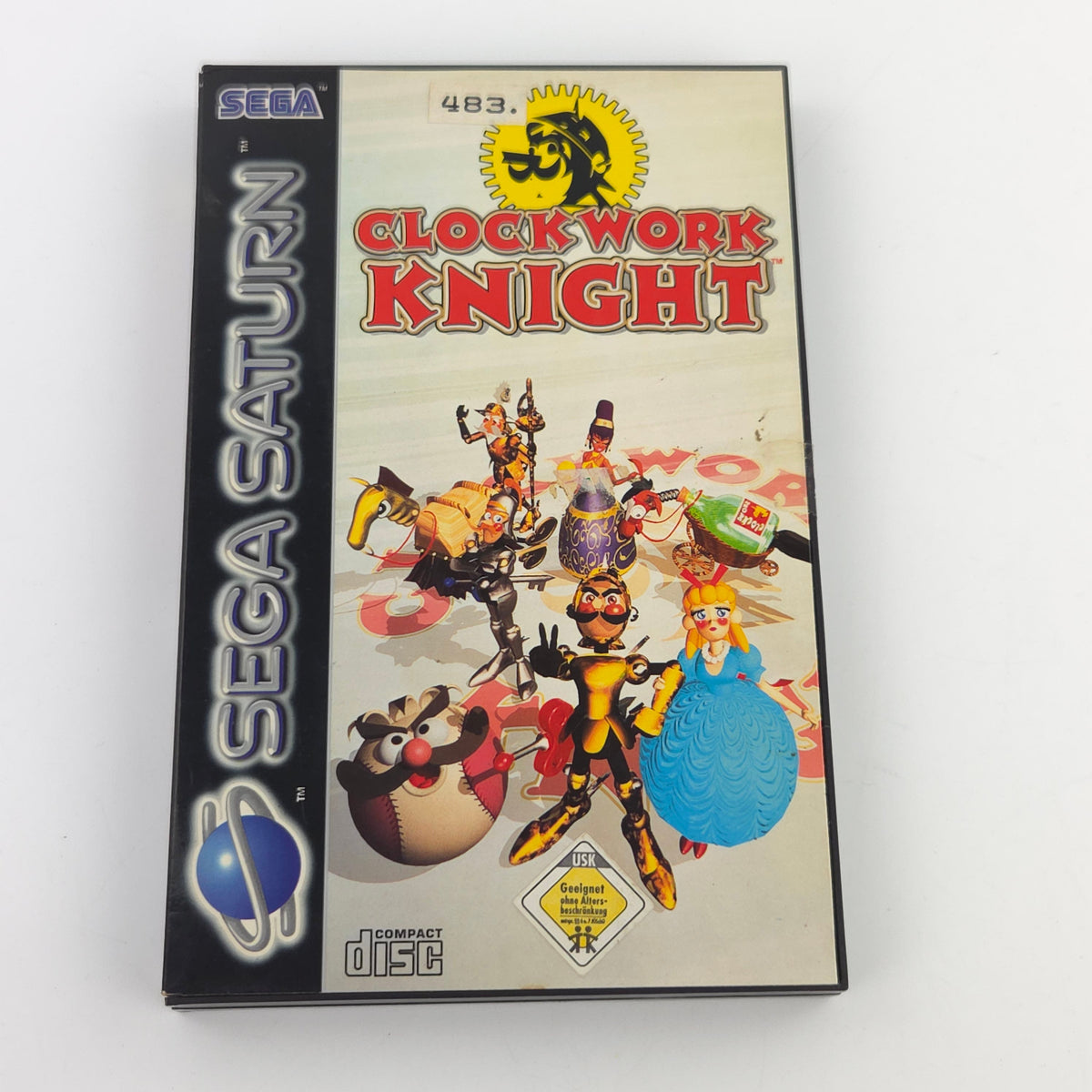 Sega Saturn Spiel Clockwork Knight OVP PAL EUR CD ROM