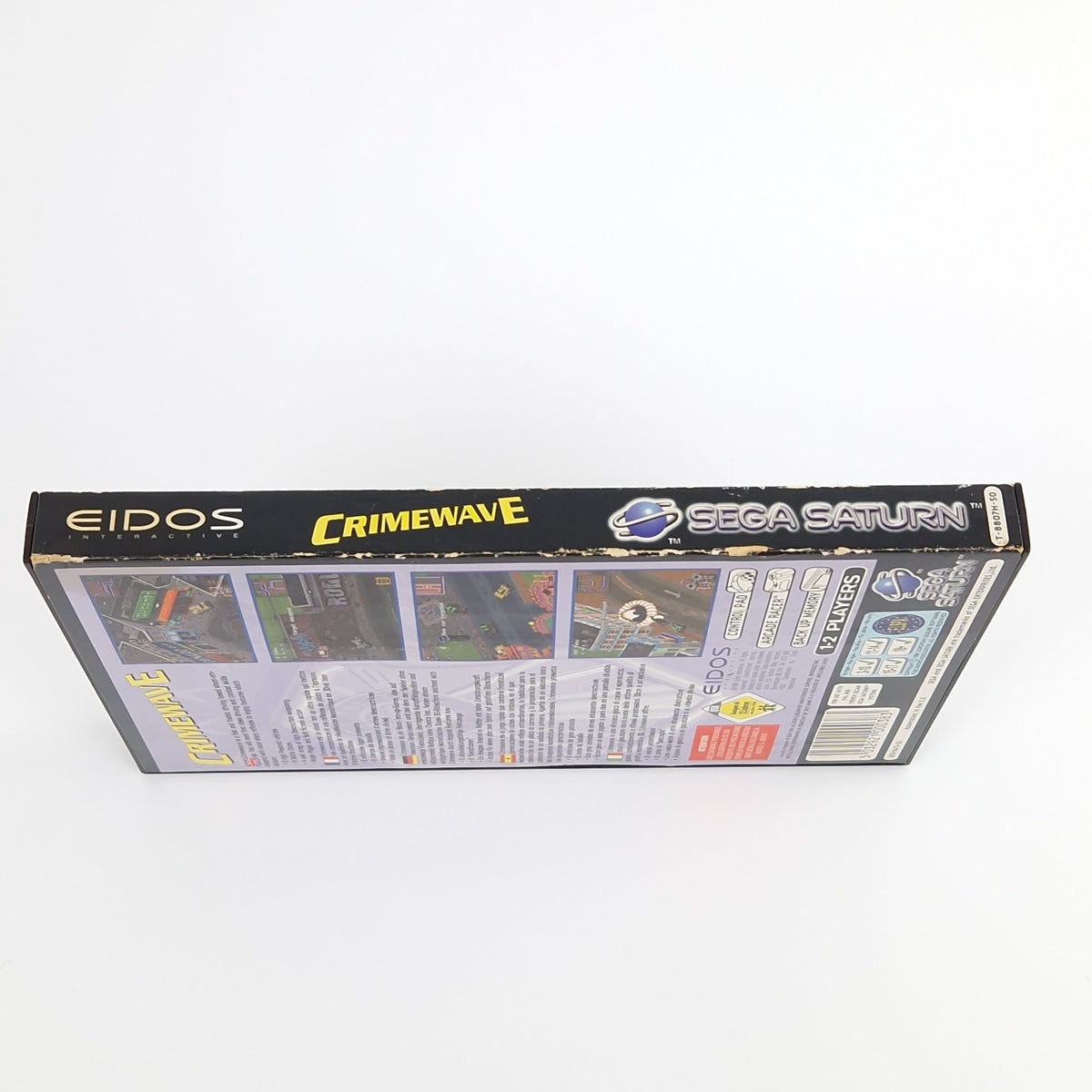 Sega Saturn Spiel – Crimewave mit OVP PAL Eidos