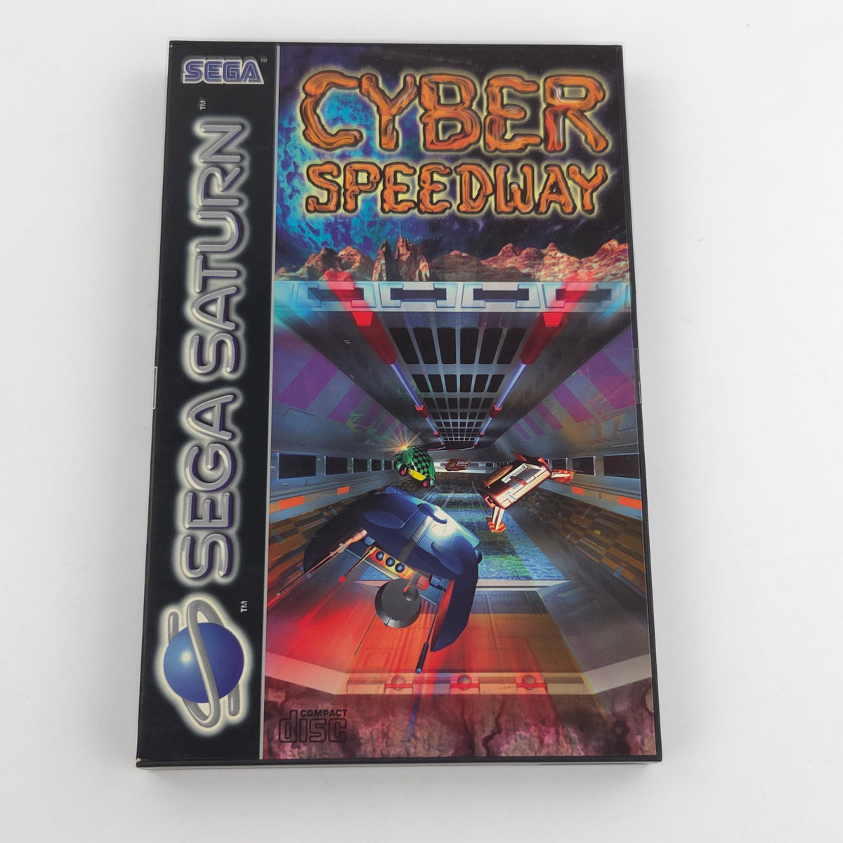 Sega Saturn Spiel Cyber Speedway PAL OVP Anleitung CD