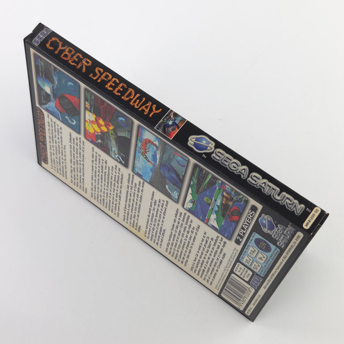 Sega Saturn Spiel: Cyber Speedway - OVP Anleitung CD-ROM (PAL EUR)