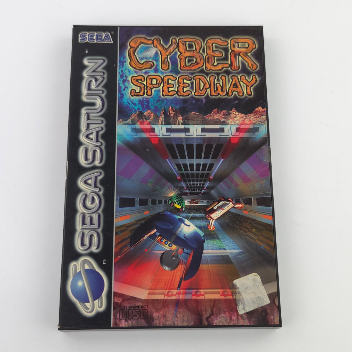 Sega Saturn Spiel: Cyber Speedway - OVP Anleitung CD-ROM (PAL EUR)