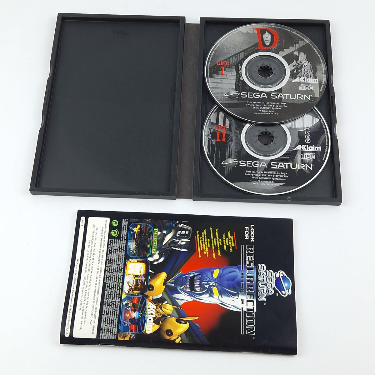 Sega Saturn Spiel – D CD Anleitung OVP PAL