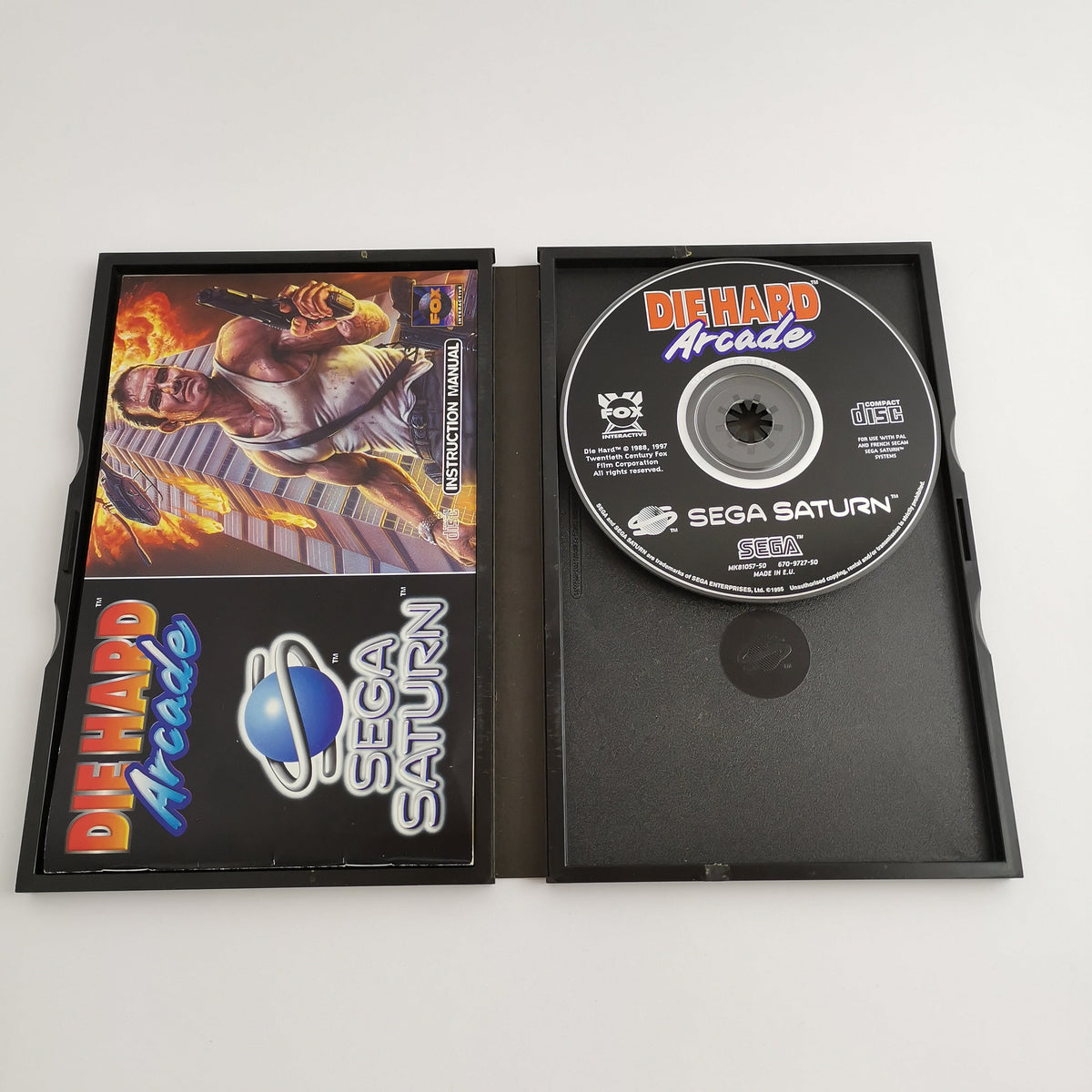 Sega Saturn Spiel – Die Hard Arcade OVP PAL USK18