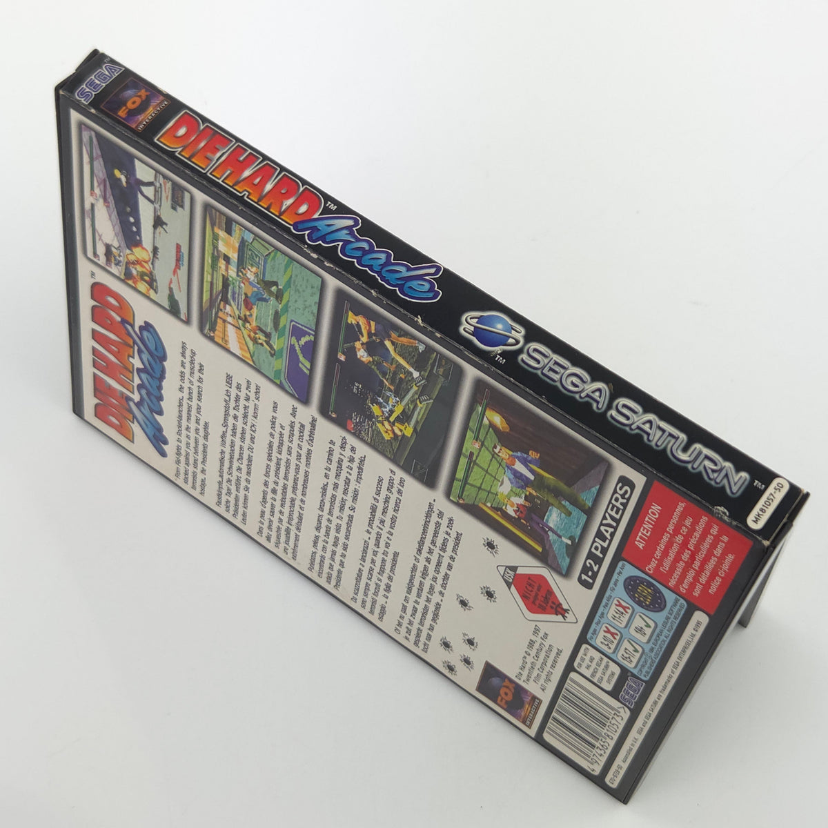 Sega Saturn Spiel Die Hard Arcade OVP PAL EUR USK18