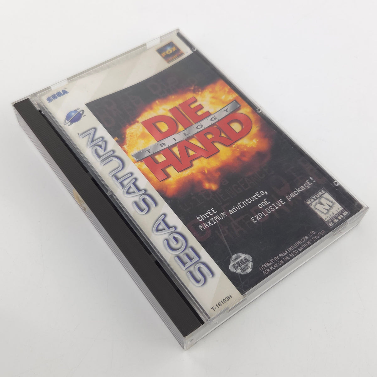 Sega Saturn Spiel Die Hard Trilogy NTSC-U USA OVP CIB