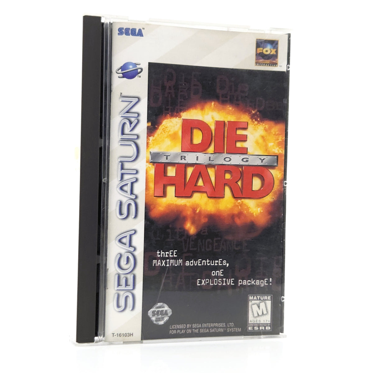 Sega Saturn Spiel Die Hard Trilogy NTSC-U USA OVP CIB