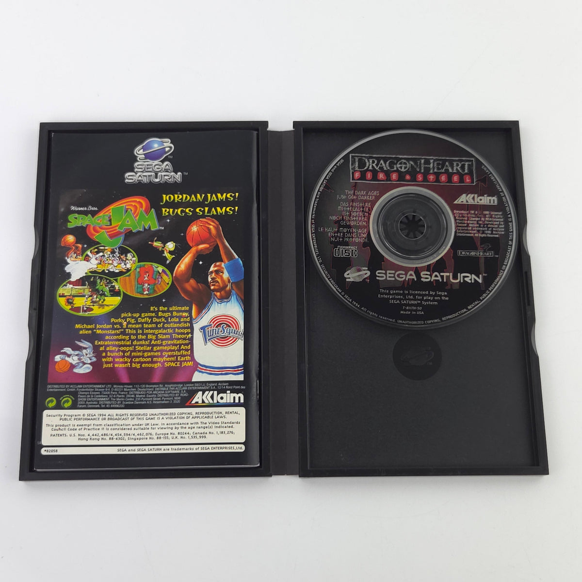 Sega Saturn Spiel Dragon Heart Fire Steel OVP PAL EUR