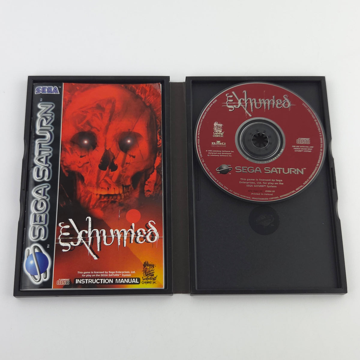 Sega Saturn Spiel Exhumed OVP PAL EUR USK18 CD-Rom