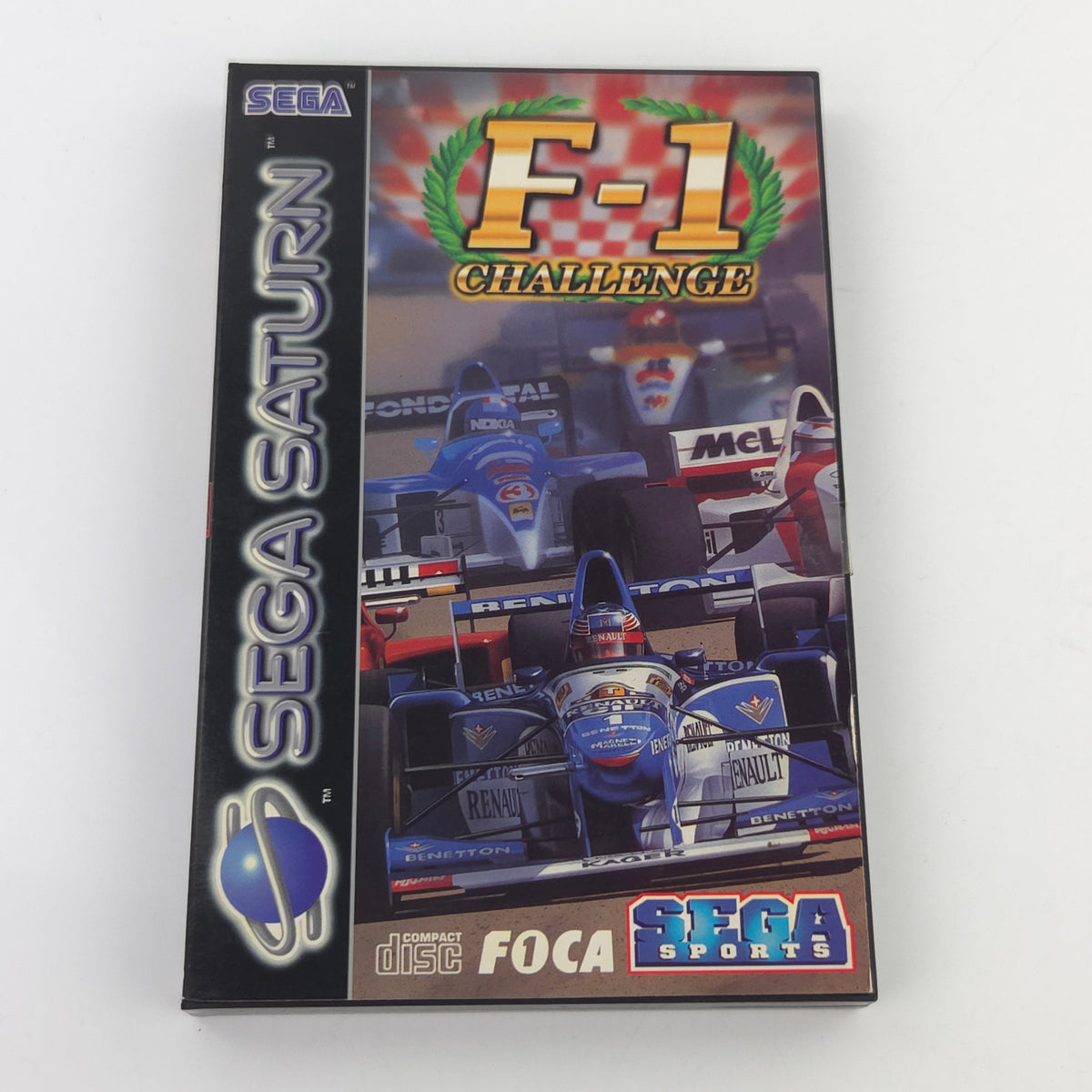Sega Saturn Spiel F1 Challenge OVP Anleitung PAL EUR