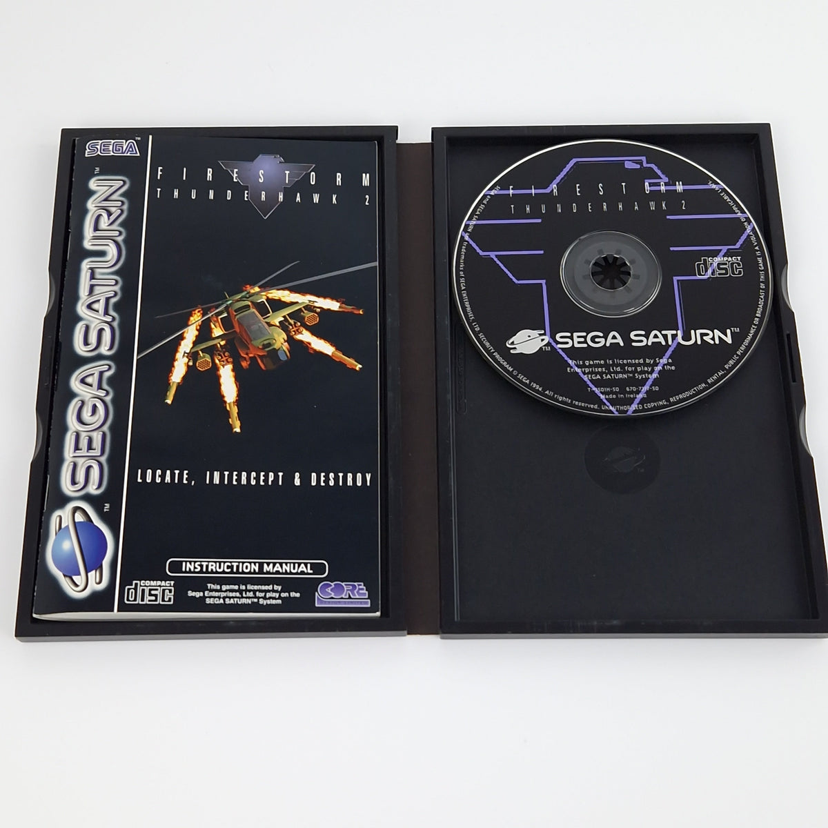 Sega Saturn Spiel – Firestorm Thunderhawk 2 OVP PAL