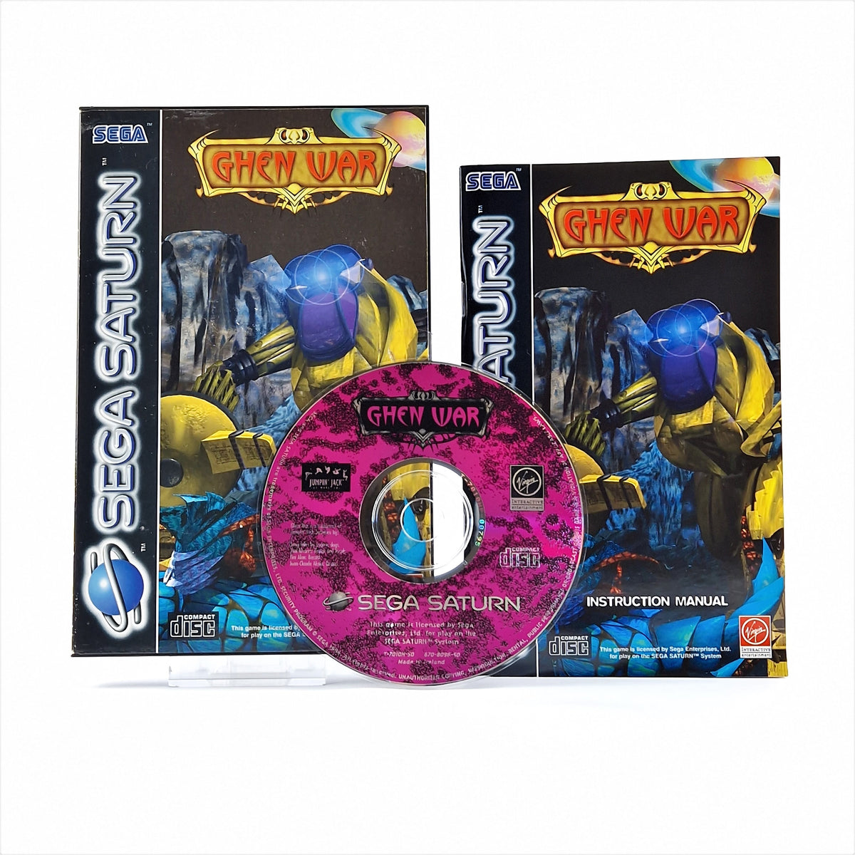 Sega Saturn Spiel – Ghen War OVP Anleitung CD PAL
