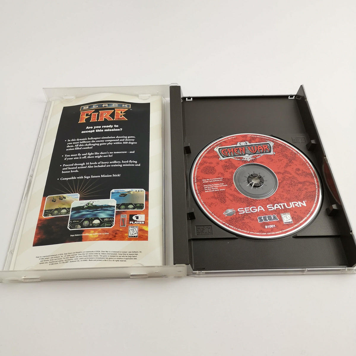 Sega Saturn Spiel – Ghen War NTSC-U/C OVP