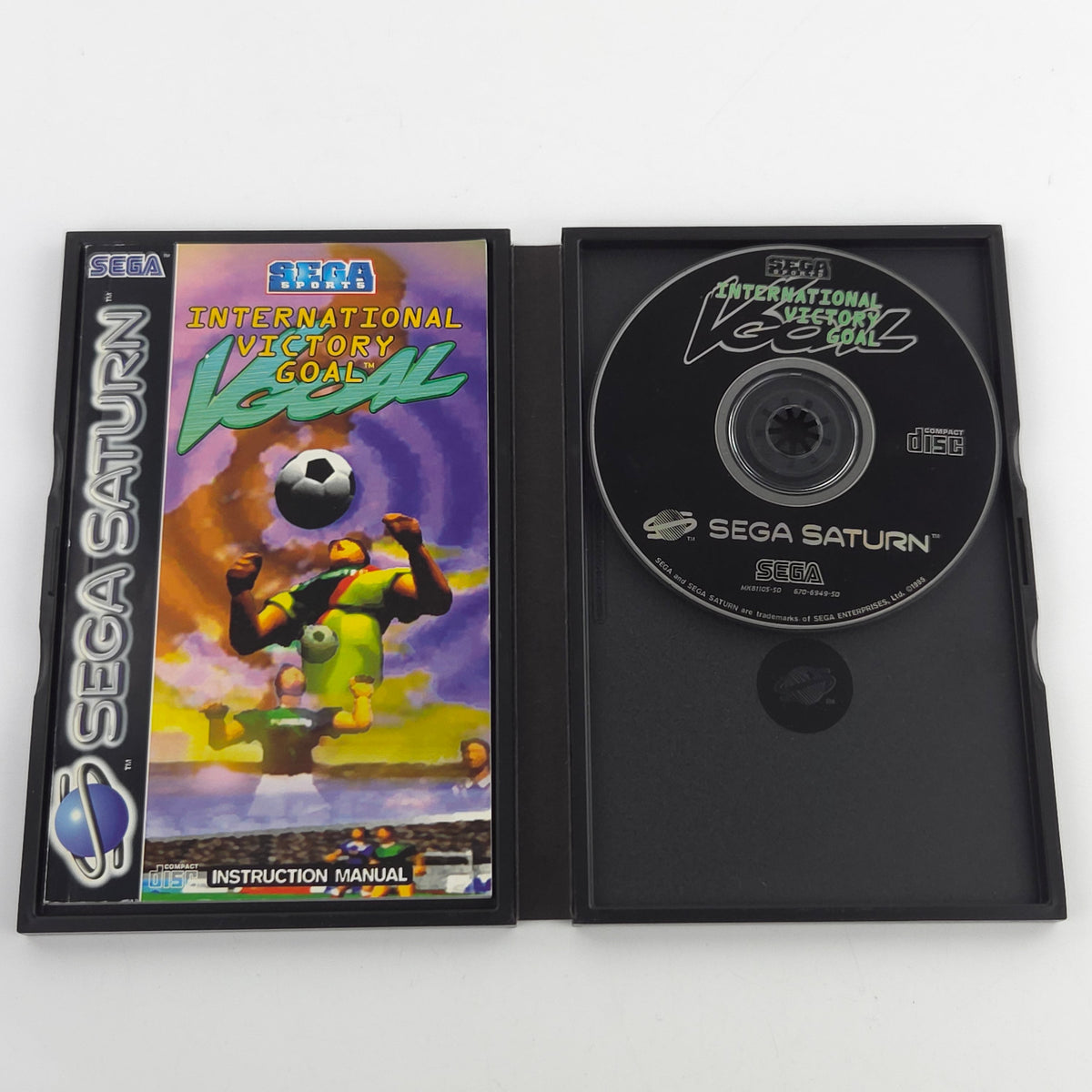 Sega Saturn Spiel International Victory Goal OVP PAL EUR