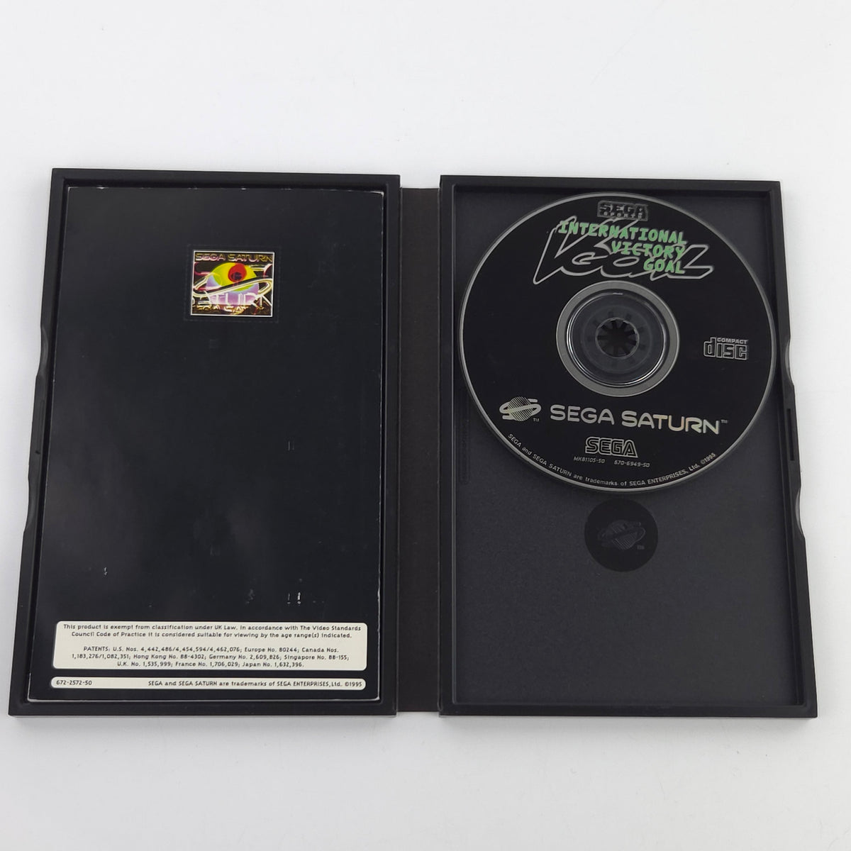 Sega Saturn Spiel International Victory Goal OVP PAL EUR