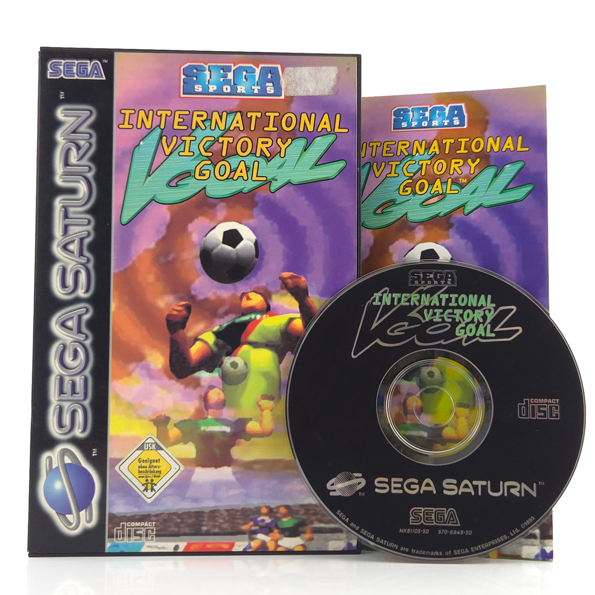 Sega Saturn Spiel International Victory Goal OVP PAL EUR