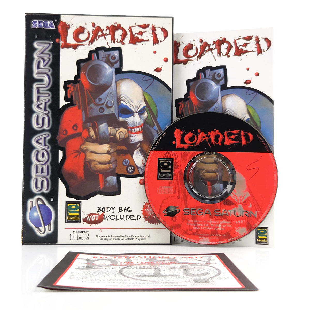 Sega Saturn Spiel Loaded OVP Anleitung CD PAL EUR