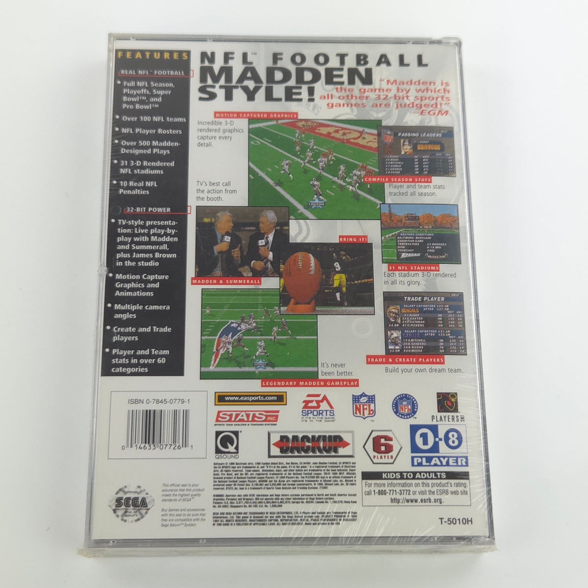 Sega Saturn Spiel – Madden 97 NFL Football (OVP Neu)