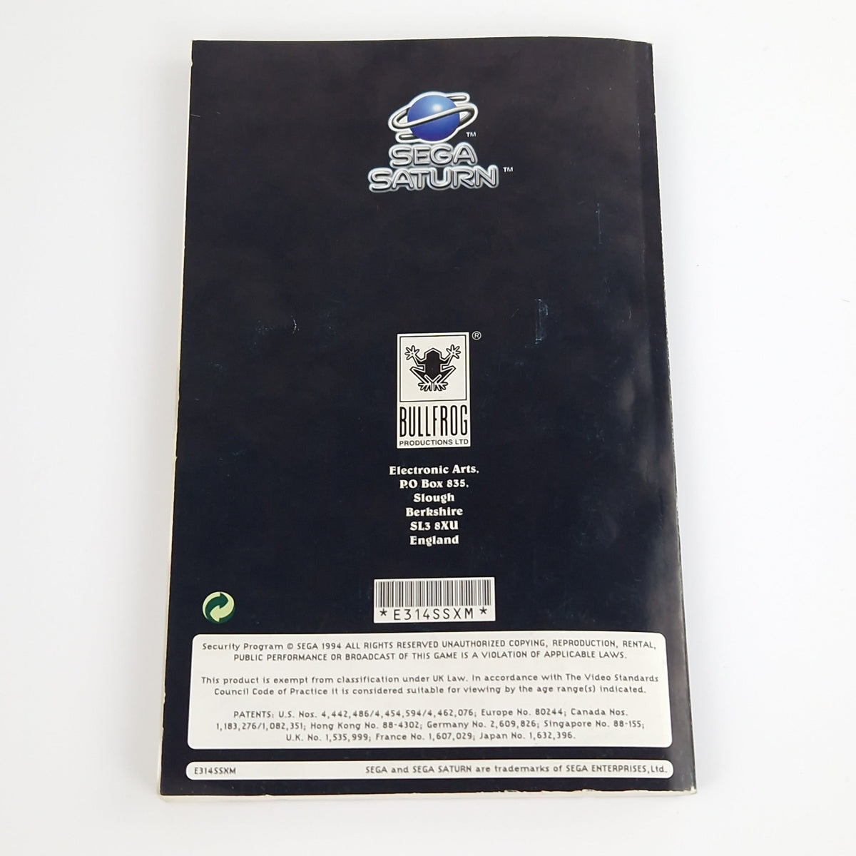 Sega Saturn Spiel – Magic Carpet OVP PAL Disk Bullfrog