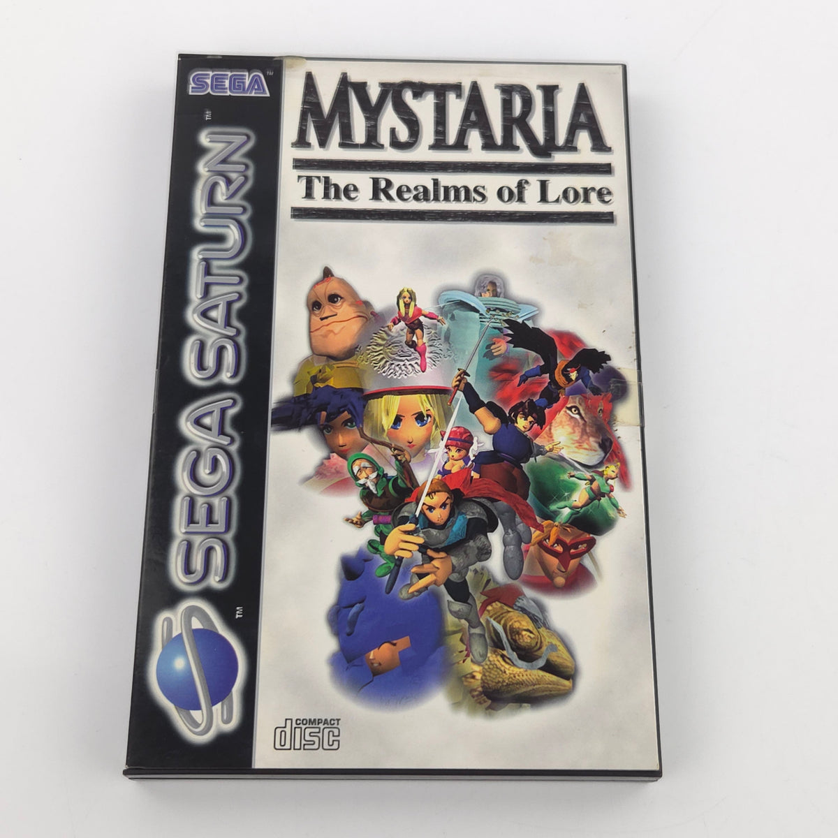 Sega Saturn Spiel Mystaria Realms of Lore OVP PAL EUR